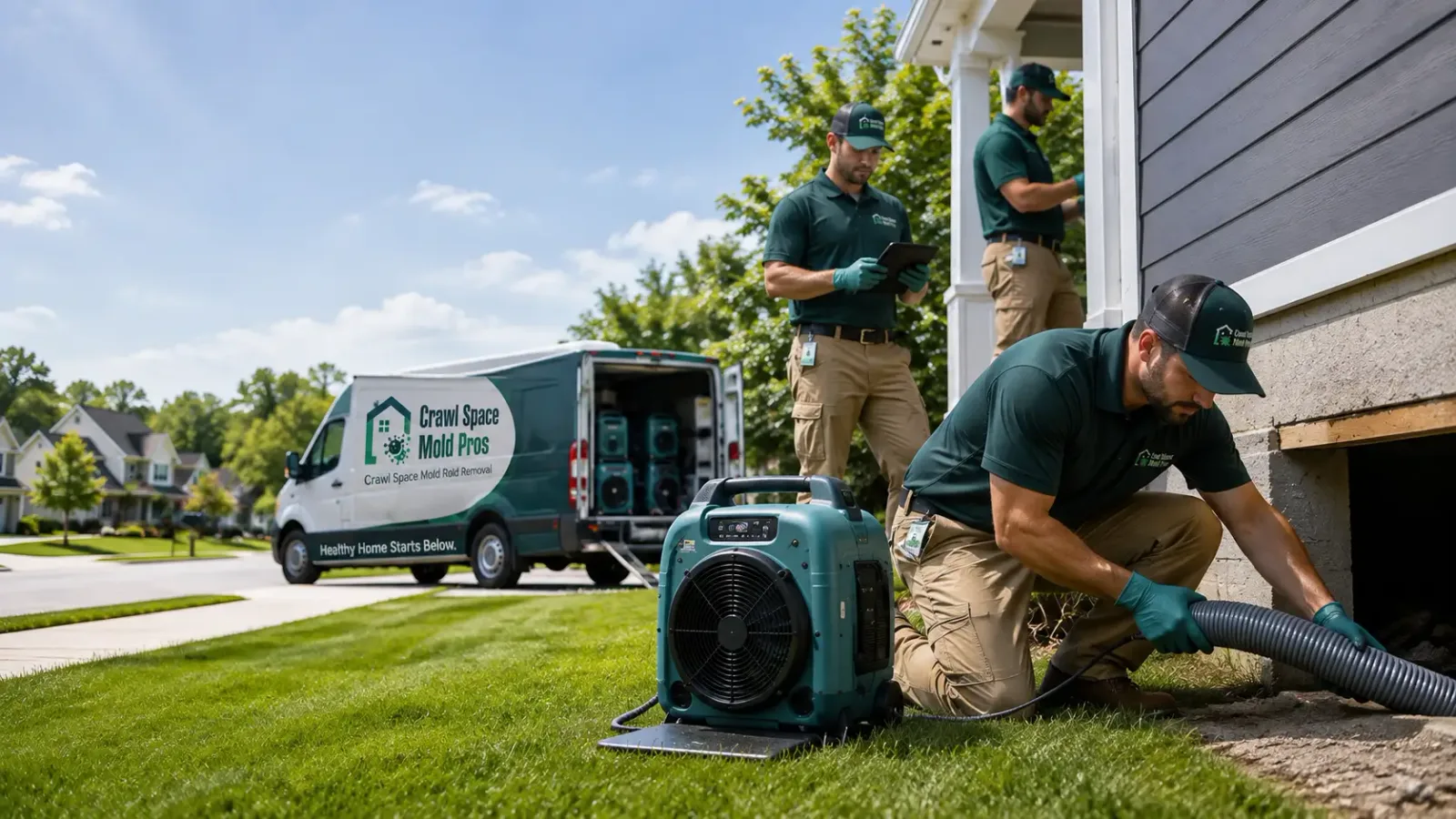 Crawl Space Mold Removal in Caledonia, ND